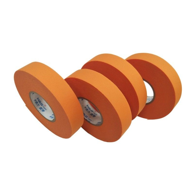 2.5N/CM Kabelbaum-Stoff-Band-Acrylat-Copolymer-klebende orange Farbe