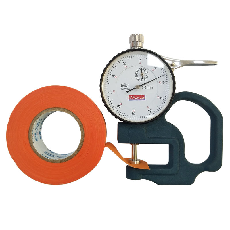 Orange Kabelbaum-Überstreifen, Polyester-Gewebe-Verdrahtungs-Webstuhl-Band 0.16mm dick