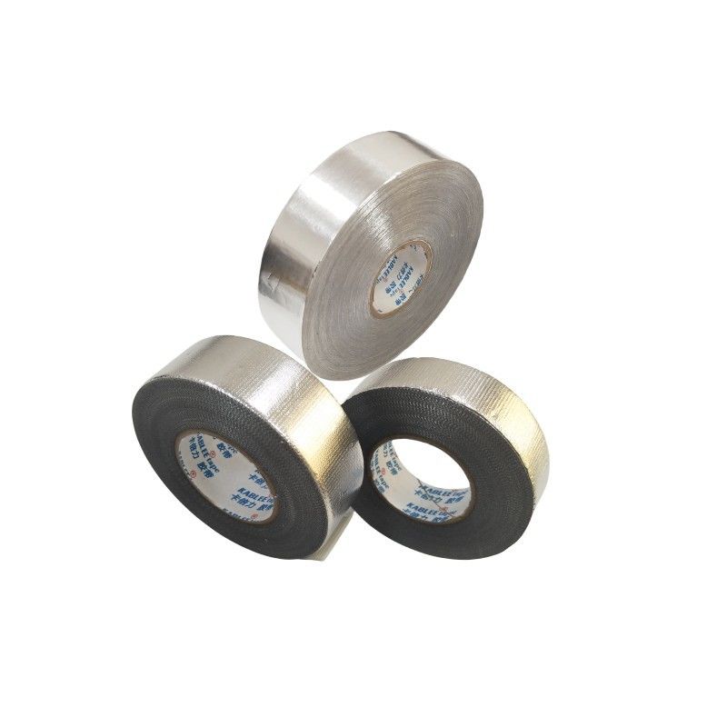 Klebende klebende 0.1mm acrylsauerstärke des silbernen Farbaluminiumfolie-Band-