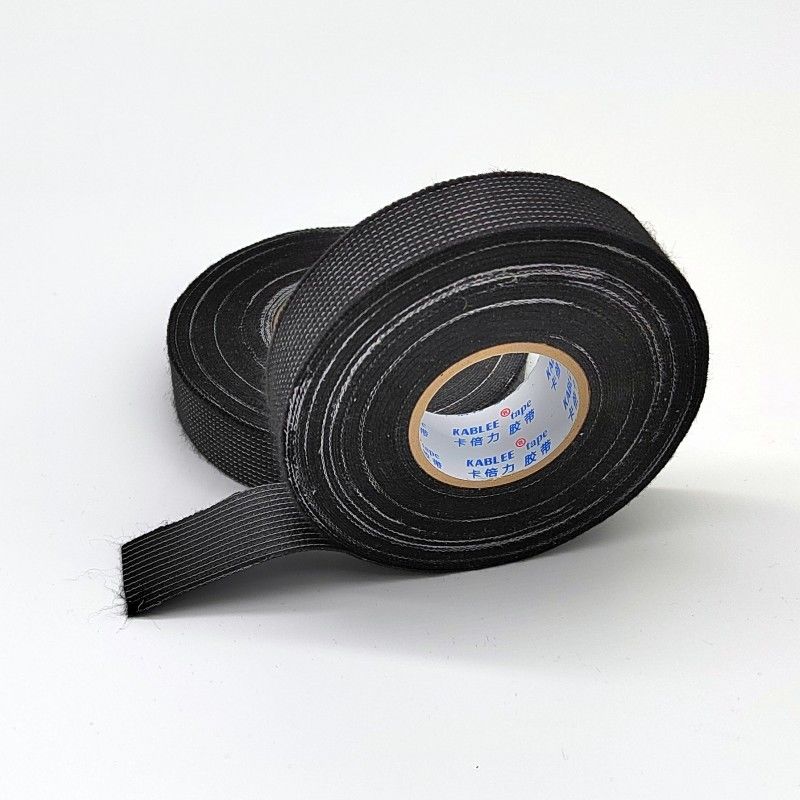 UV-beständig 10m oder 15m Fleece Drahtband Schwarz