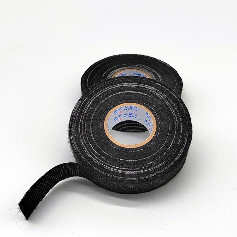 UV-beständig 10m oder 15m Fleece Drahtband Schwarz