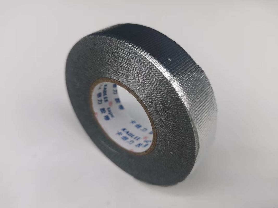 Schwarzes Kfz-Kabelband mit 0,2 mm Dicke und haltbarem Acrylat-Copolymer-Klebstoff