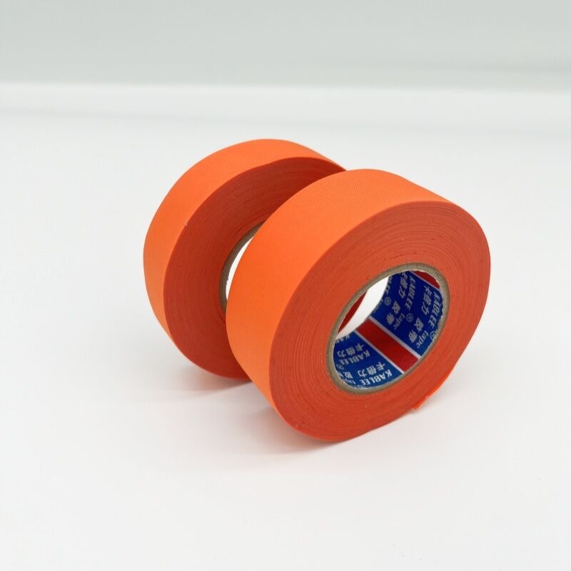 PET-Material Orange Farbe Acryl Klebeband Verpackung Automobil Drahtgurt