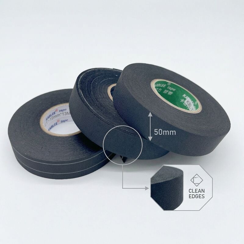 50mm x 25m Soft Fleece Wiring Harness Tape Noise Damping Strong Adhesion KBL-T02